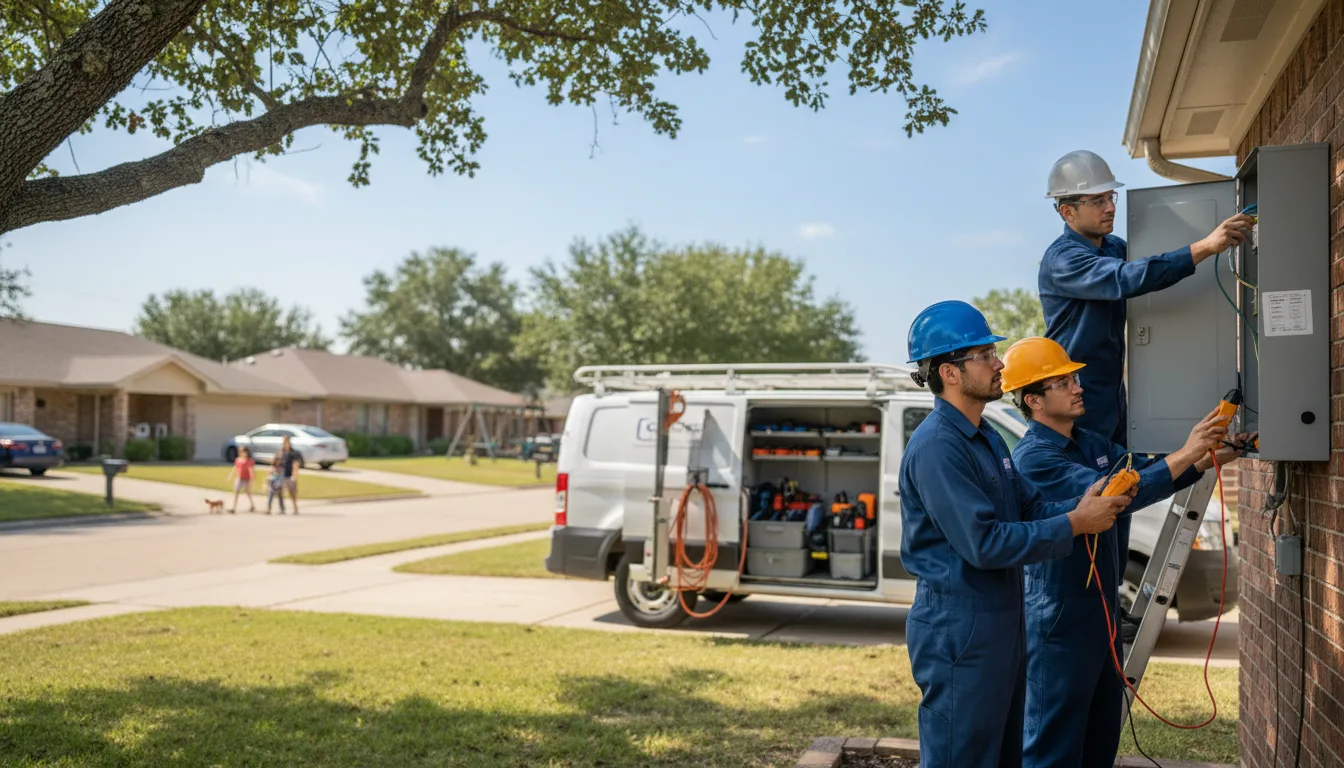 Certified electrician providing emergency electrical services in Springtown, PA